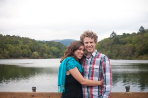 Engagement portraits for Elly and Joel at Howarth Park in Santa Rosa, CA