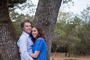 Engagement portraits for Elly and Joel at Howarth Park in Santa Rosa, CA