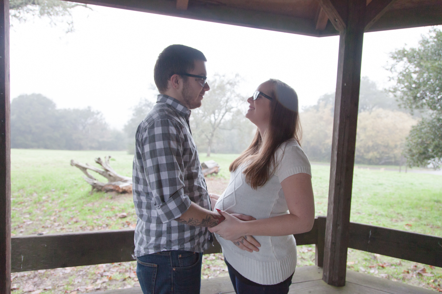 Maternity photos with Spencer and Scott